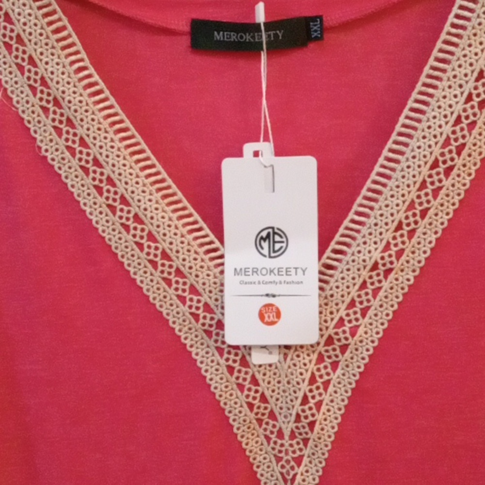 Merokeety Classic & Comfy Top Fashion Pull Over Top Size XXL - Picture 6 of 8